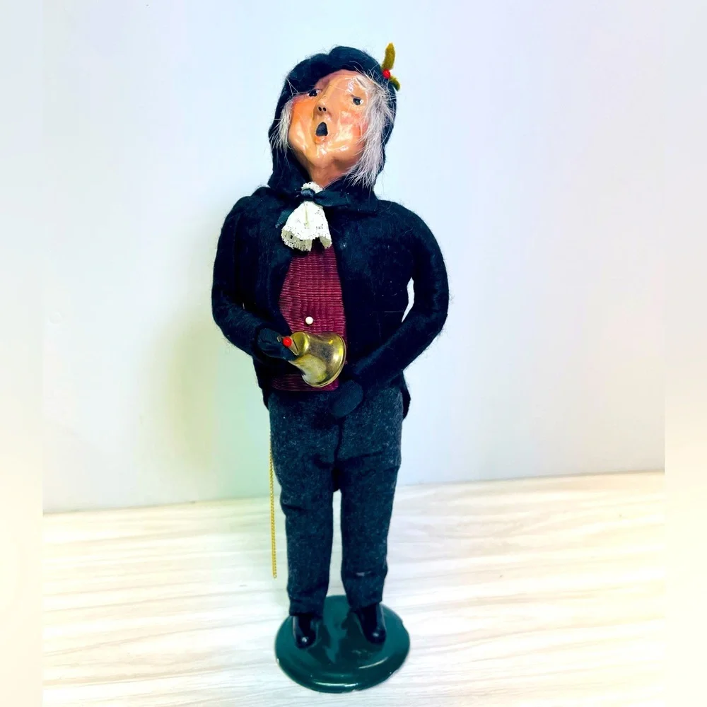 Byers Choice 1993 The Caroler With Bell 12.75” Signed Limited 66/100 Vintage